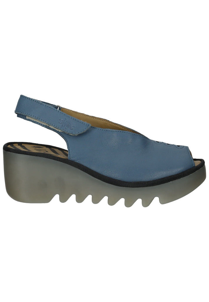 FLY London Pumps Leder Petrol