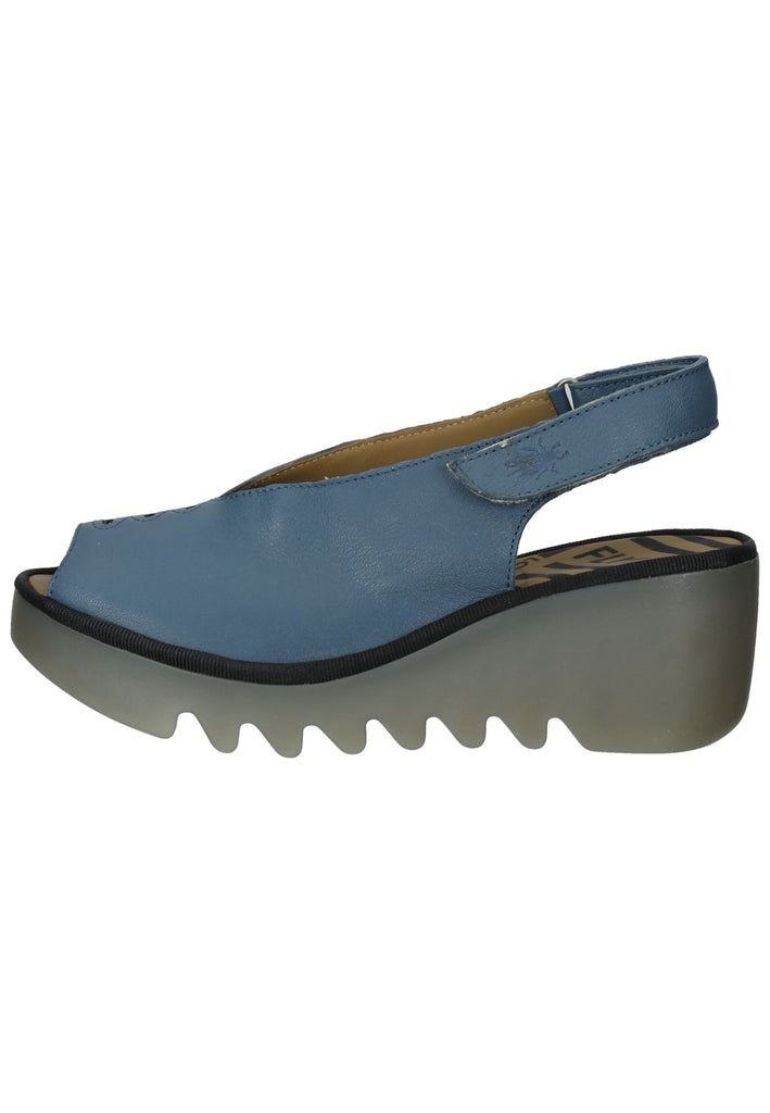 FLY London Pumps Leder Petrol