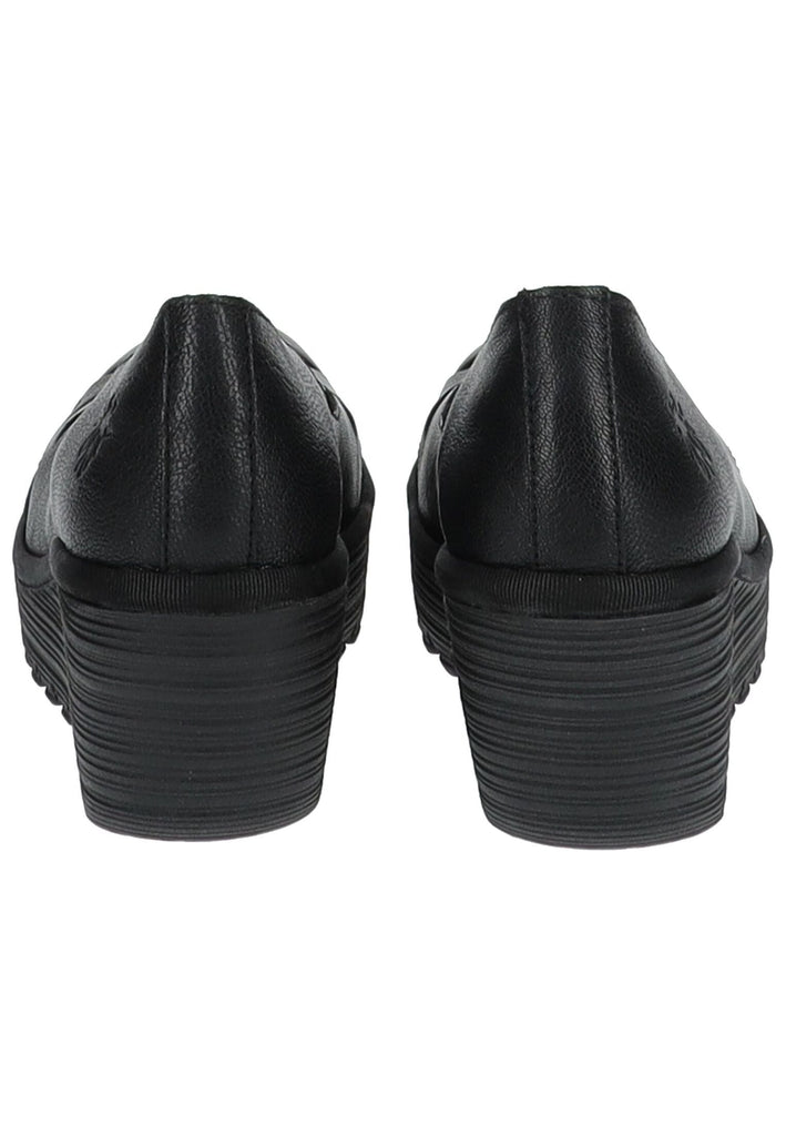 FLY London Pumps Leder Schwarz
