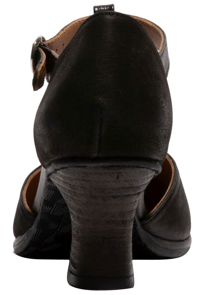 FLY London Pumps Leder Schwarz