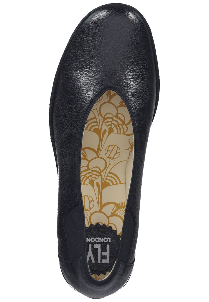 FLY London Pumps Leder Schwarz