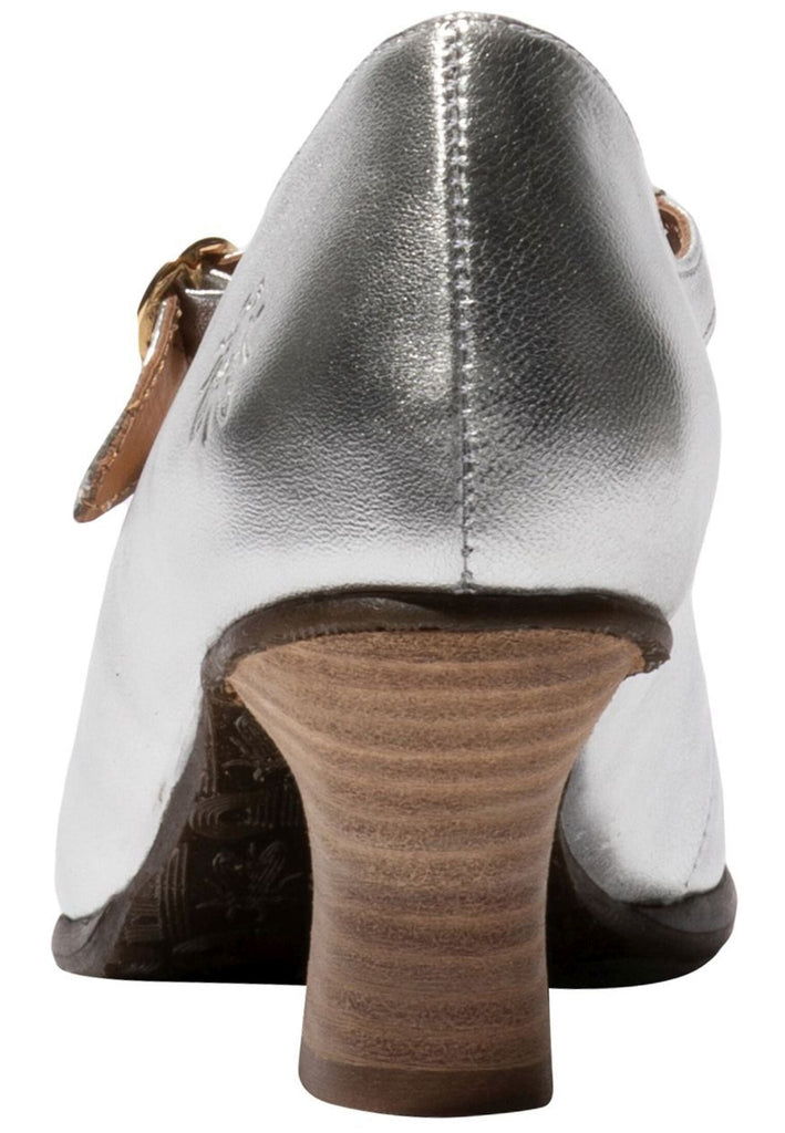 FLY London Pumps Leder Silber