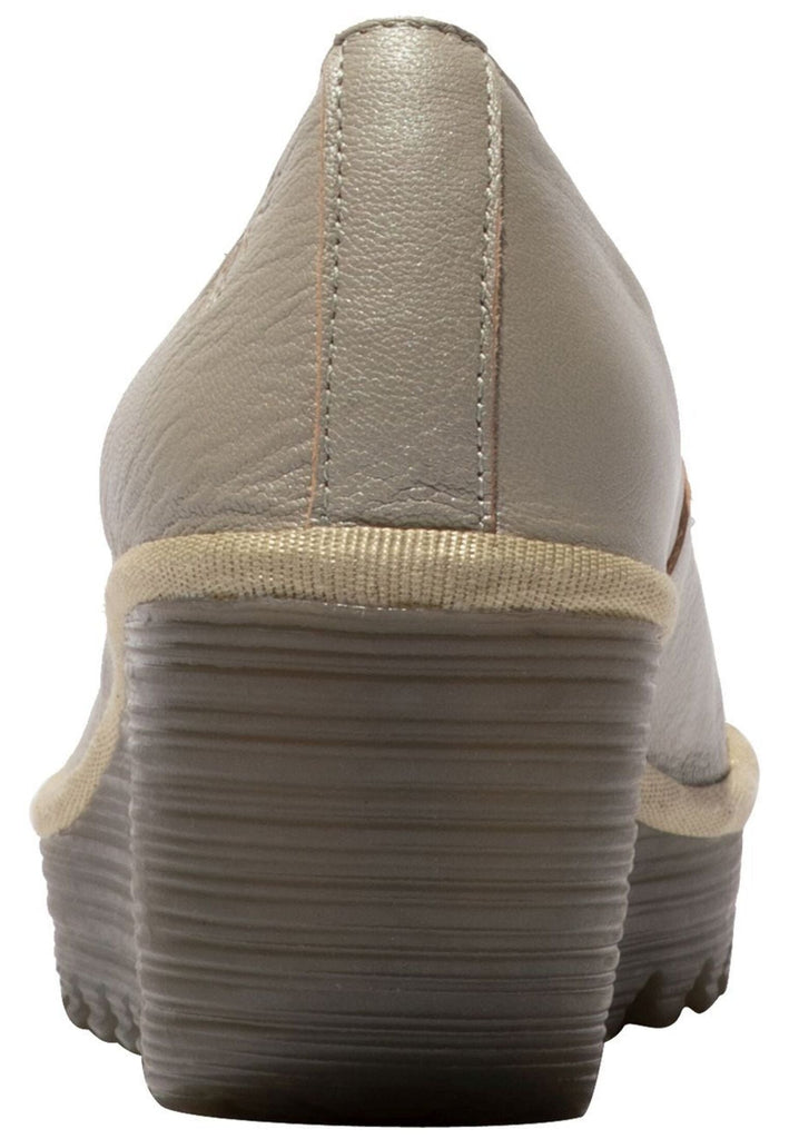 FLY London Pumps Leder Silber