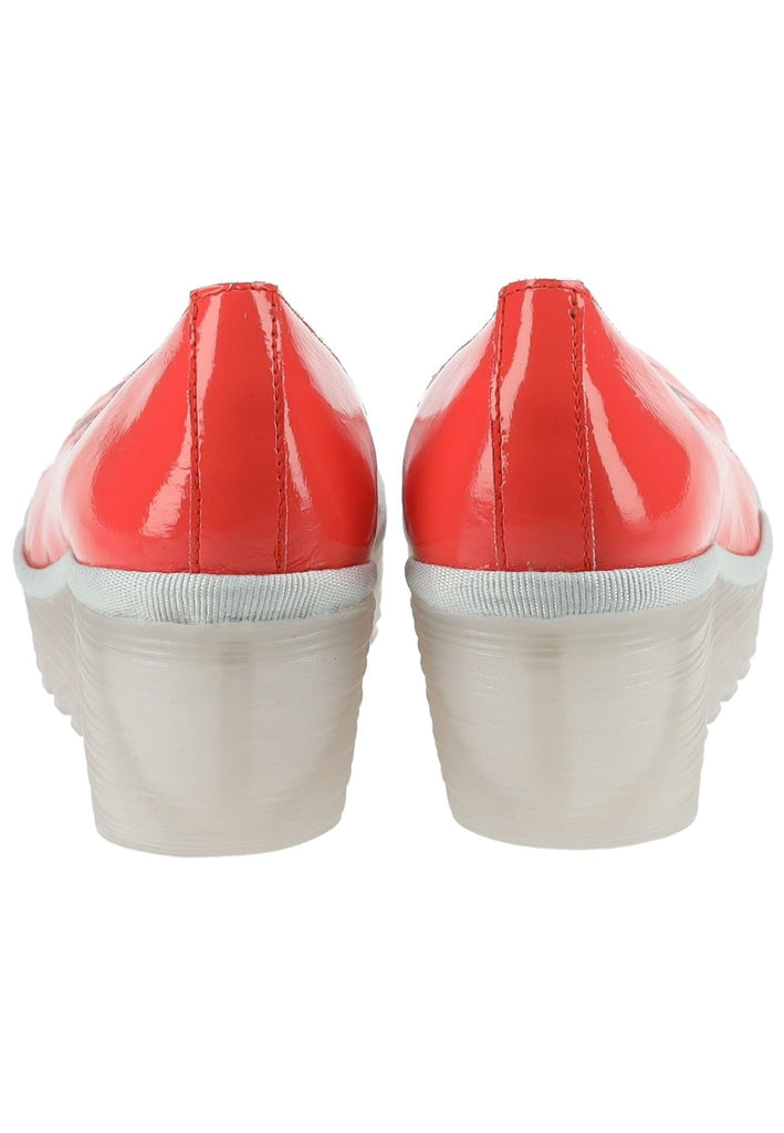 FLY London Pumps Nappaleder Rot Lack