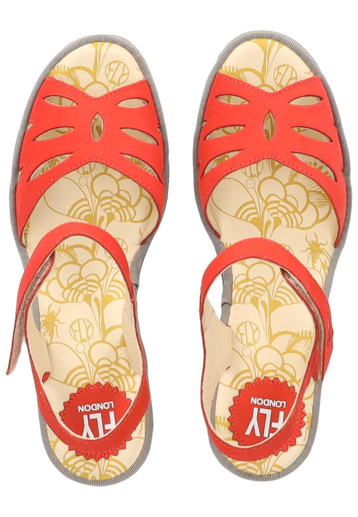 FLY London Sandalen Leder Rot