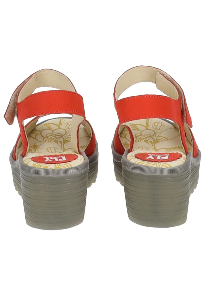 FLY London Sandalen Leder Rot