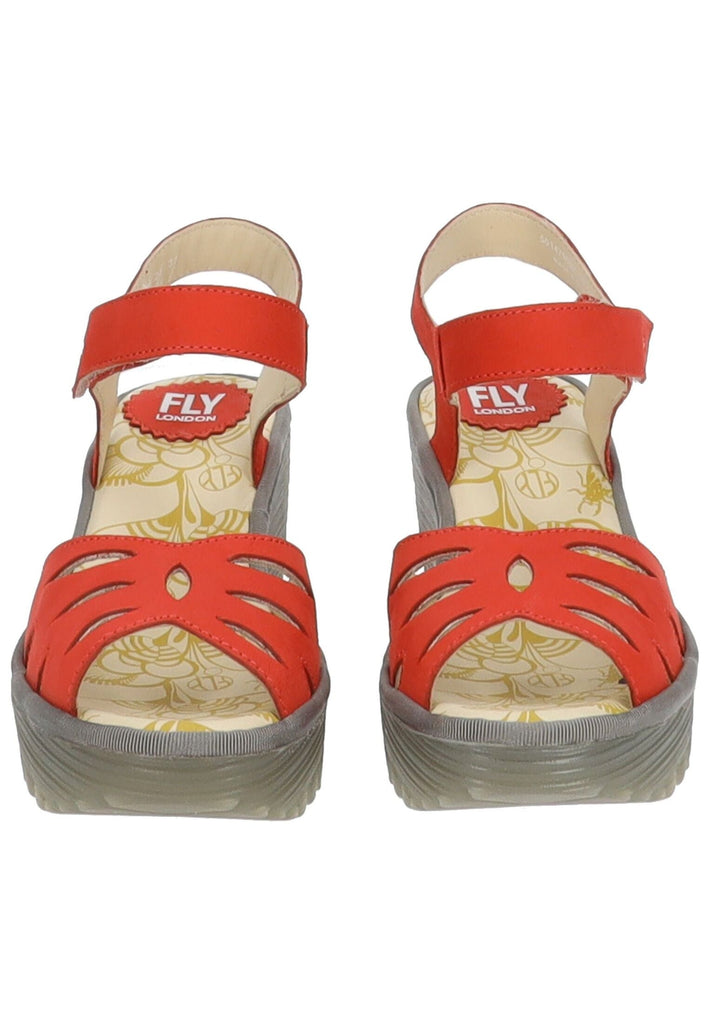 FLY London Sandalen Leder Rot