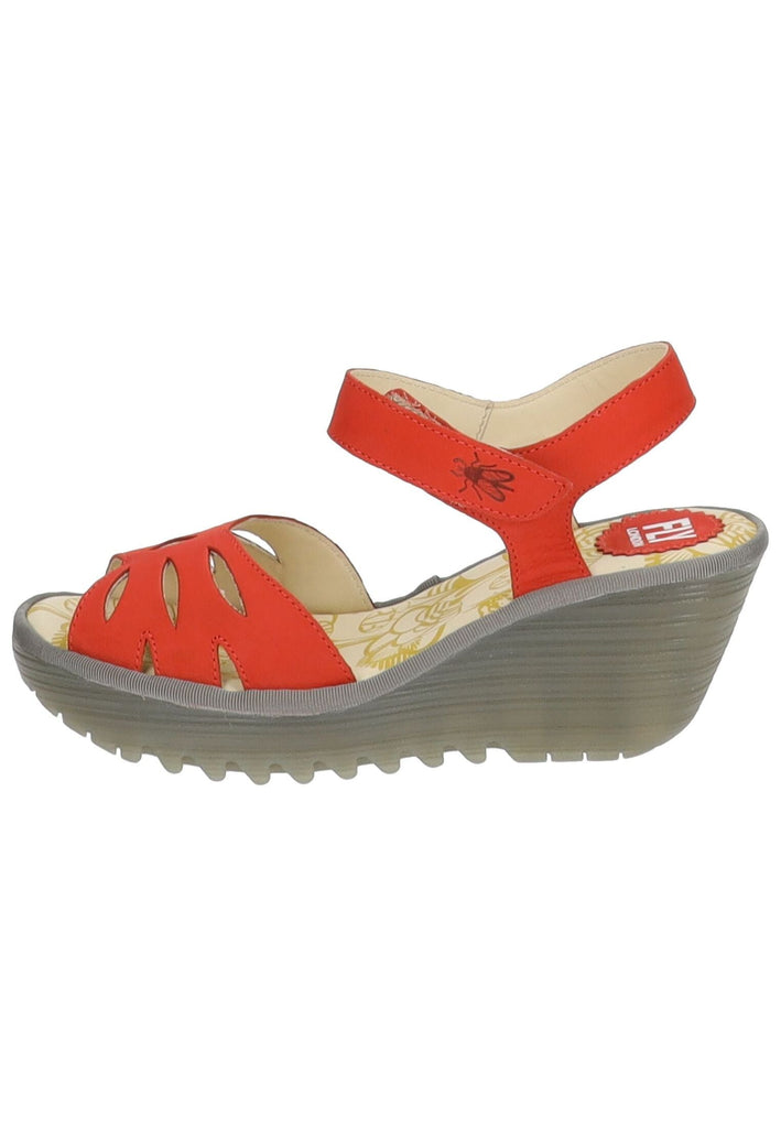 FLY London Sandalen Leder Rot