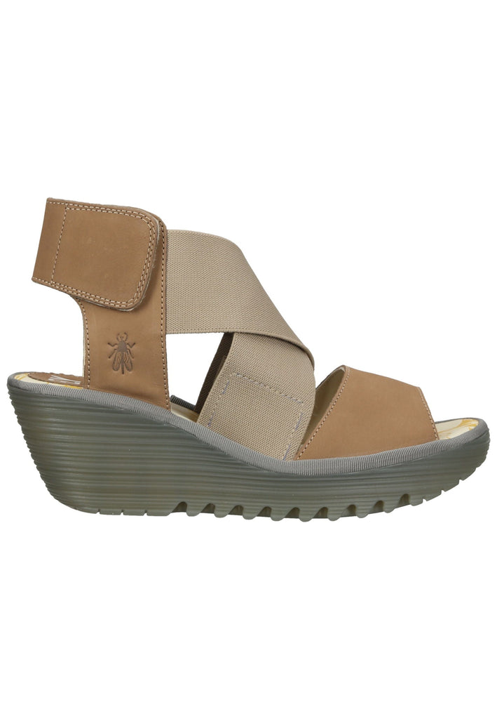 FLY London Sandalen Leder Sand