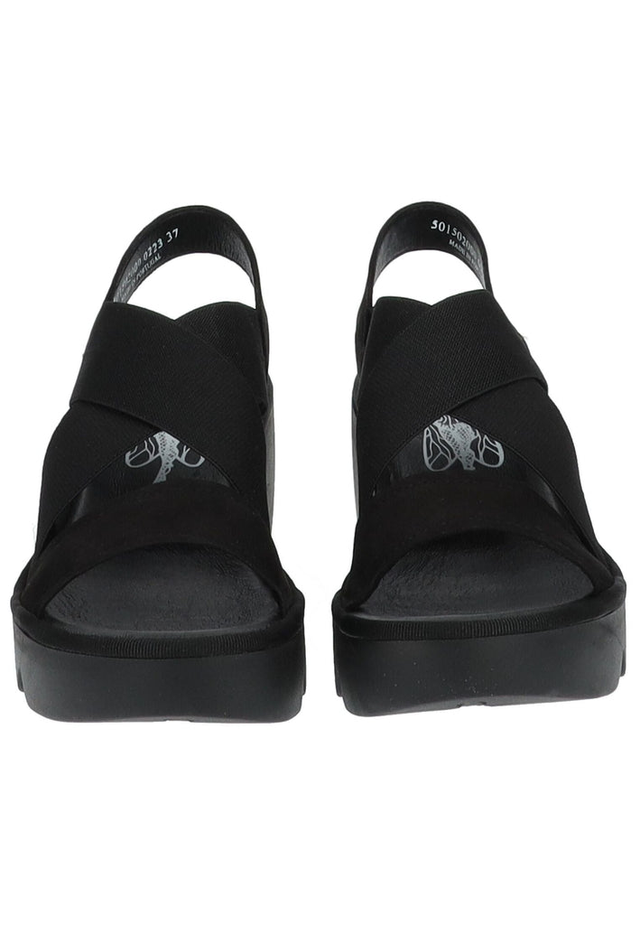 FLY London Sandalen Leder Schwarz