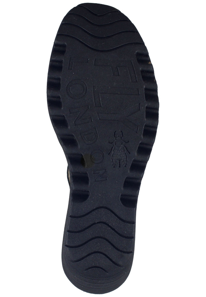 FLY London Sandalen Leder Schwarz