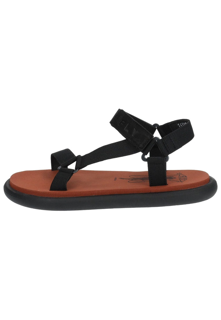 FLY London Sandalen Leder Schwarz