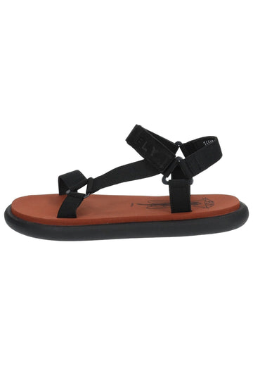 FLY London Sandalen Leder Schwarz