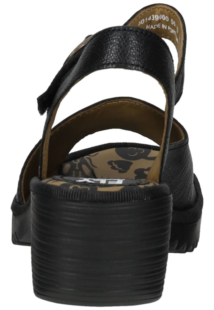 FLY London Sandalen Leder Schwarz