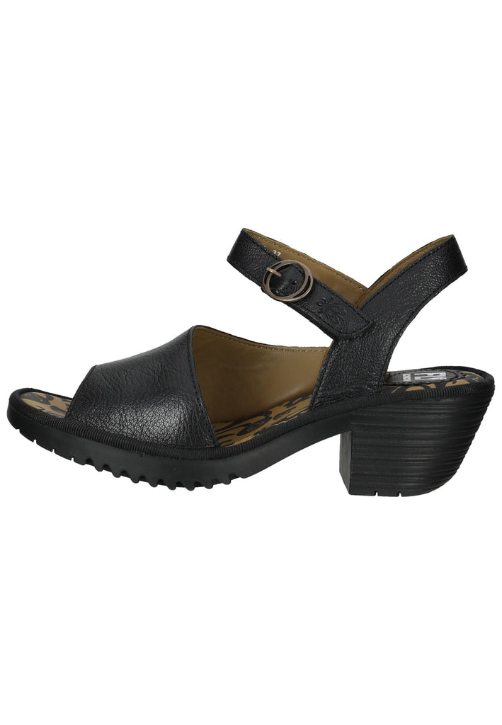 FLY London Sandalen Leder Schwarz