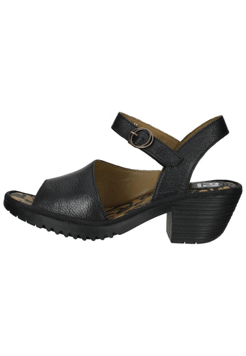 FLY London Sandalen Leder Schwarz
