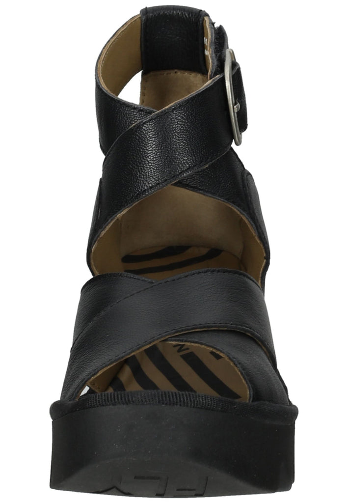 FLY London Sandalen Leder Schwarz