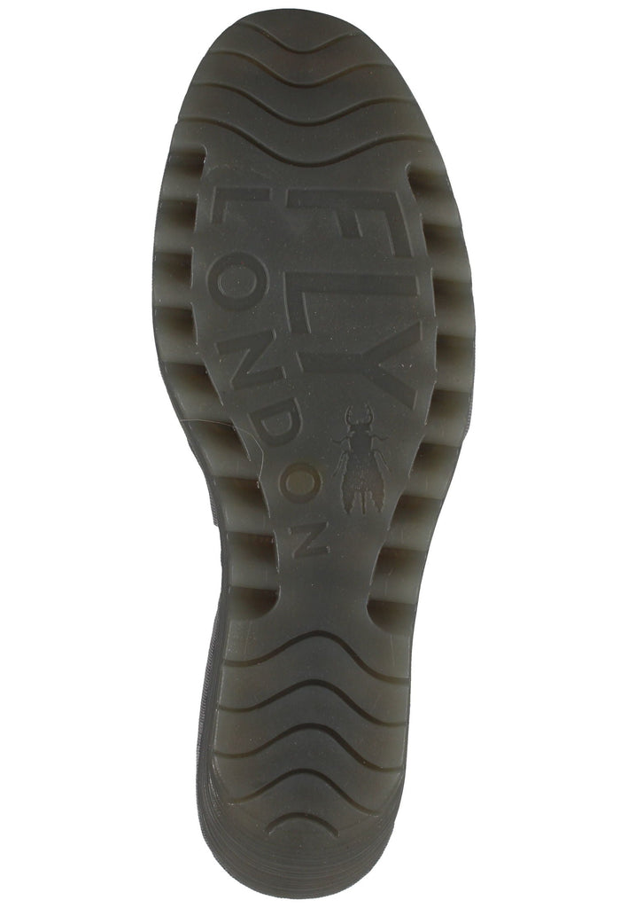 FLY London Sandalen Leder Silber/Weiß