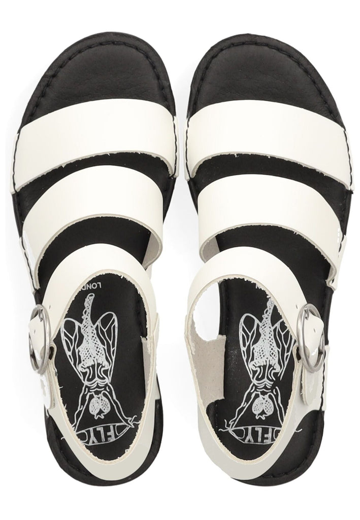 FLY London Sandalen Leder Weiß