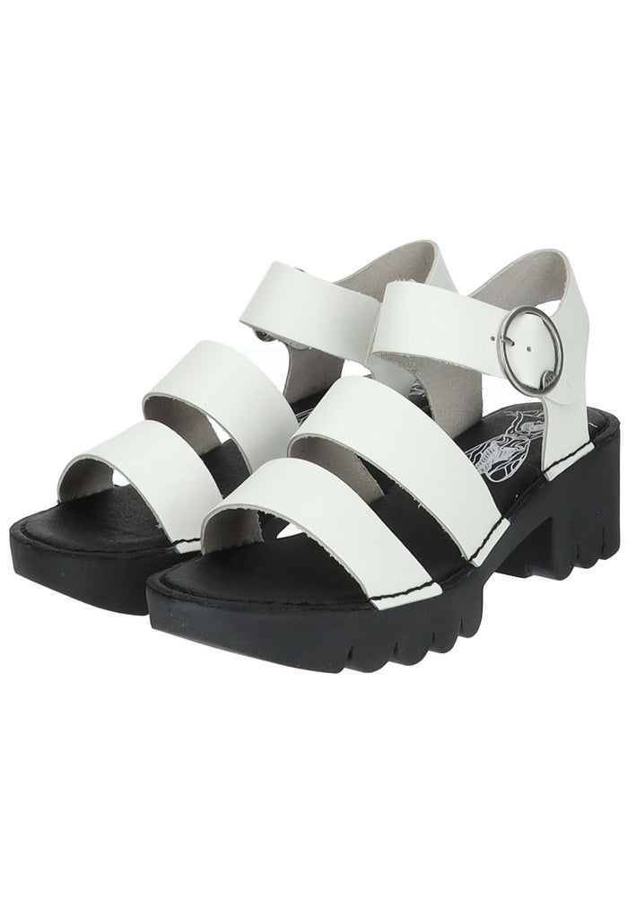 FLY London Sandalen Leder Weiß