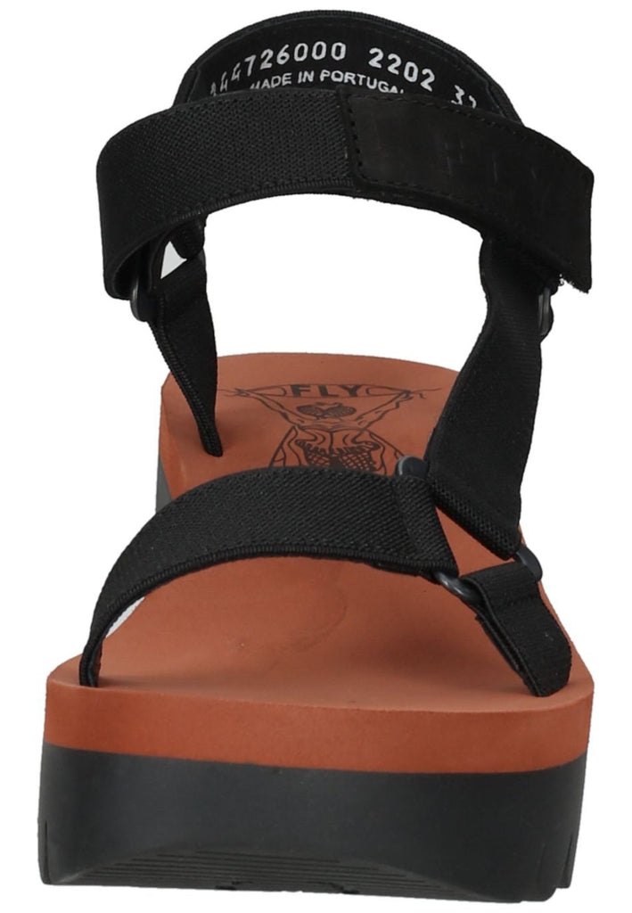 FLY London Sandalen Textil Schwarz