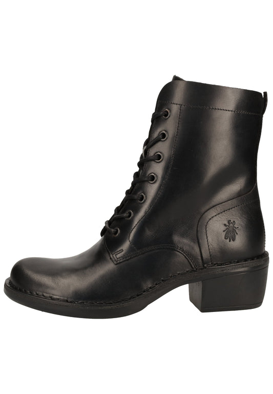 FLY London Stiefelette Leder Black