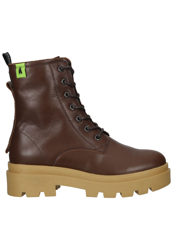 FLY London Stiefelette Leder Chocolate