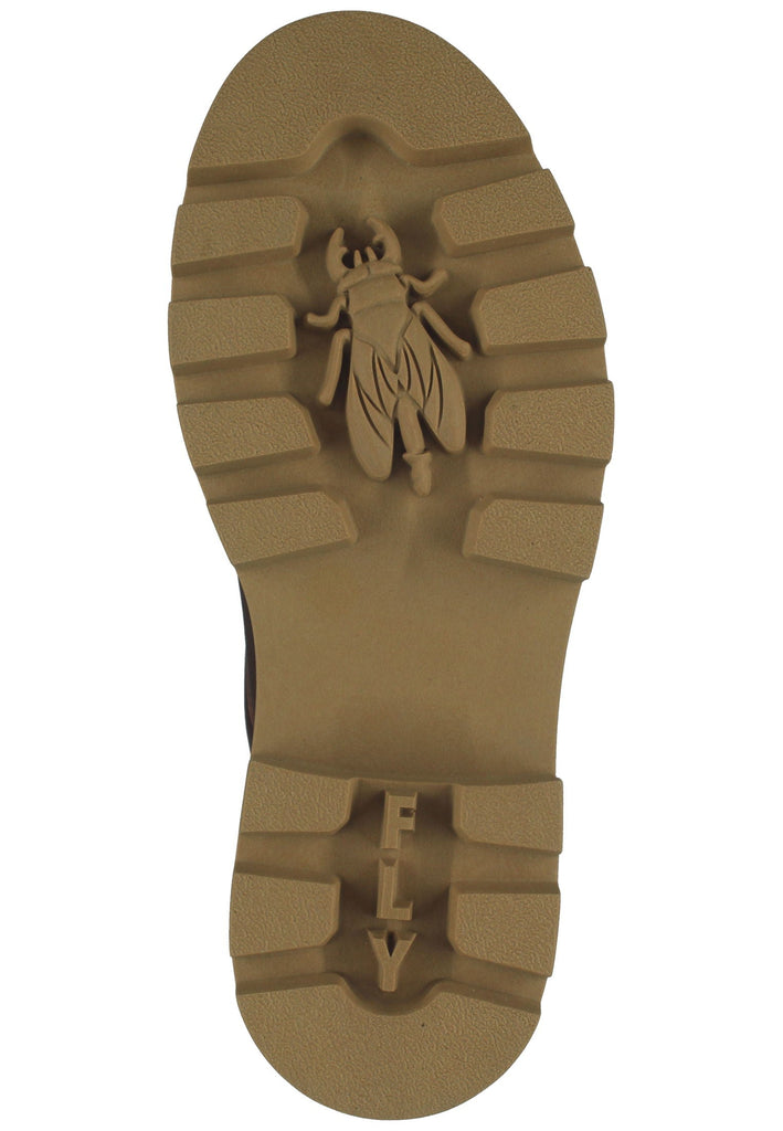 FLY London Stiefelette Leder Chocolate