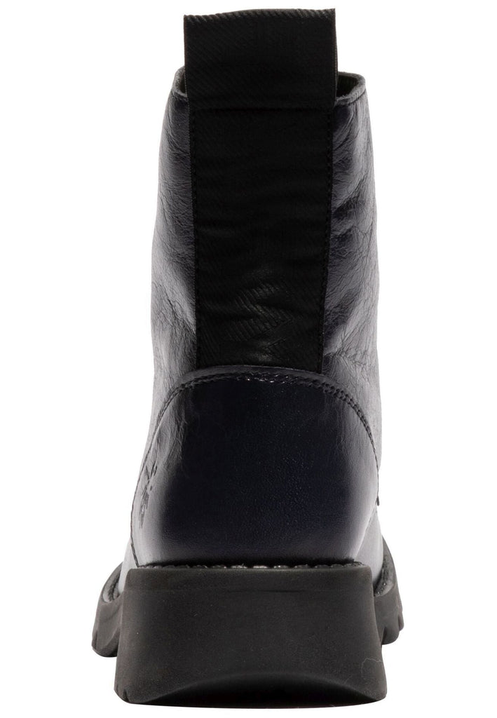 FLY London Stiefelette Leder Navy