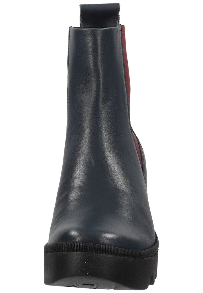 FLY London Stiefelette Leder Navy