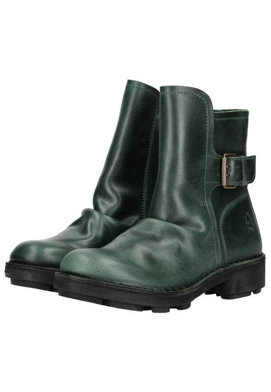FLY London Stiefelette Leder Petrol