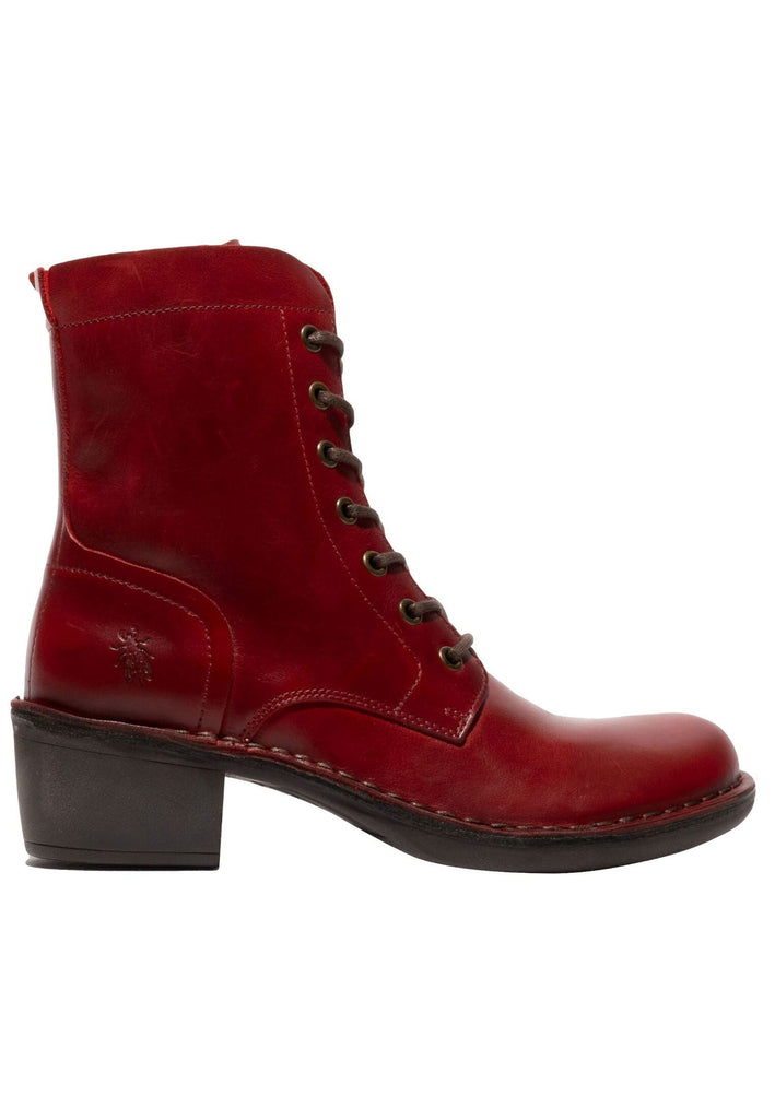 FLY London Stiefelette Leder Rot
