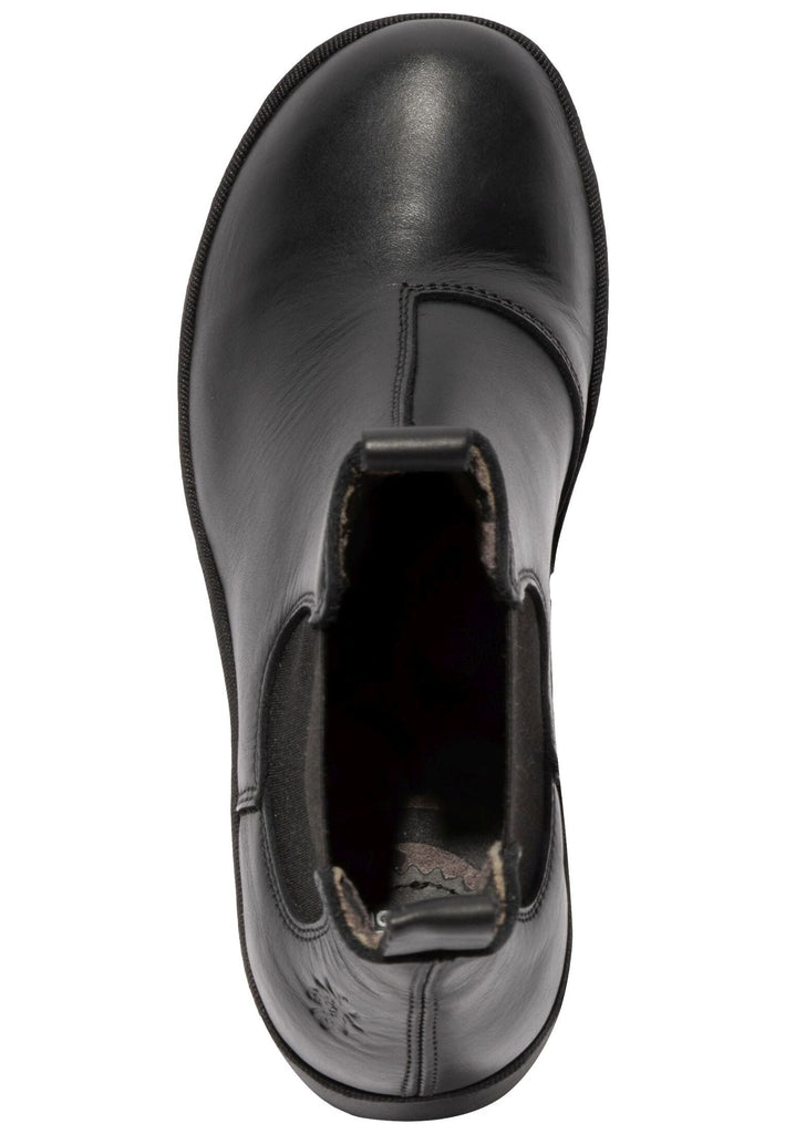 FLY London Stiefelette Leder Schwarz