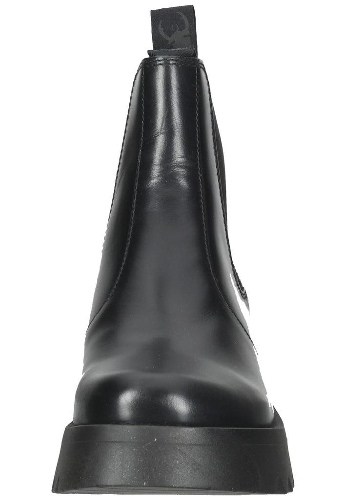 FLY London Stiefelette Leder Schwarz