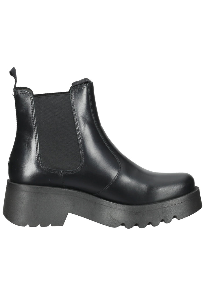 FLY London Stiefelette Leder Schwarz