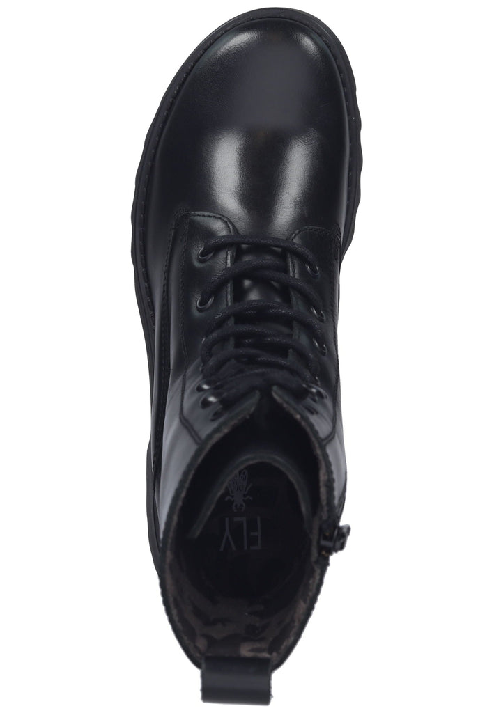 FLY London Stiefelette Leder Schwarz