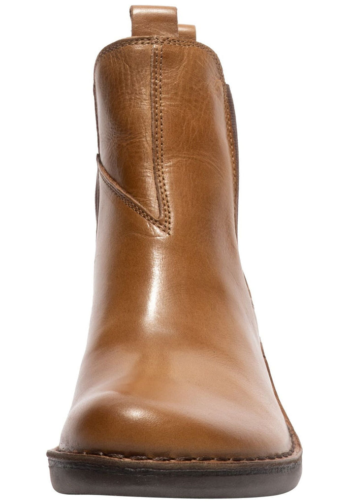 FLY London Stiefelette Leder/Textil Camel