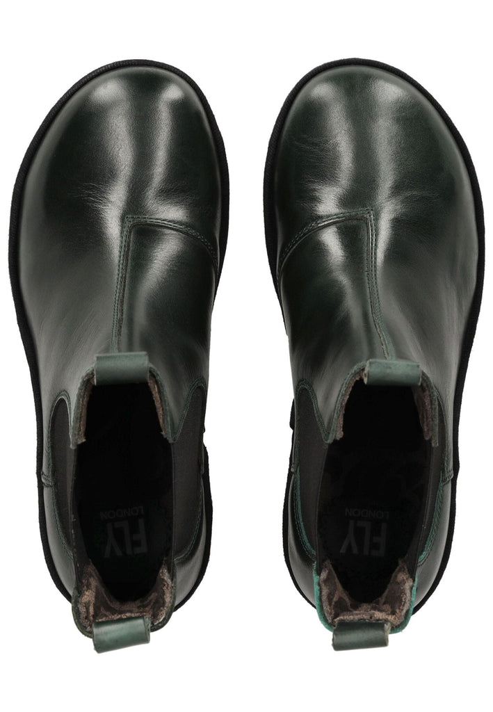 FLY London Stiefelette Leder/Textil Petrol