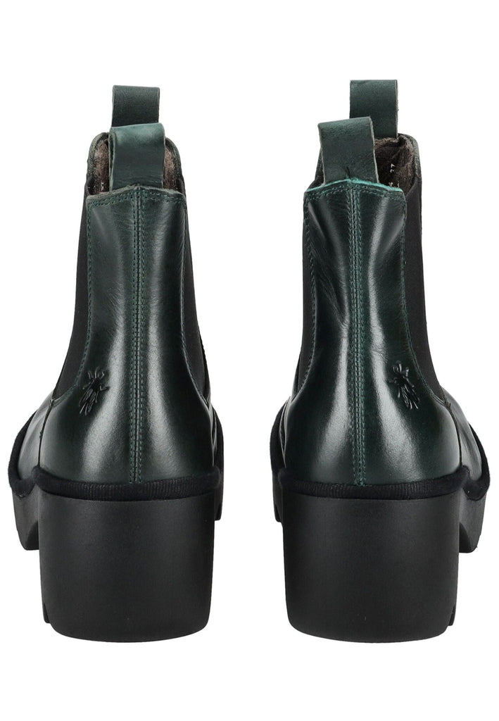 FLY London Stiefelette Leder/Textil Petrol