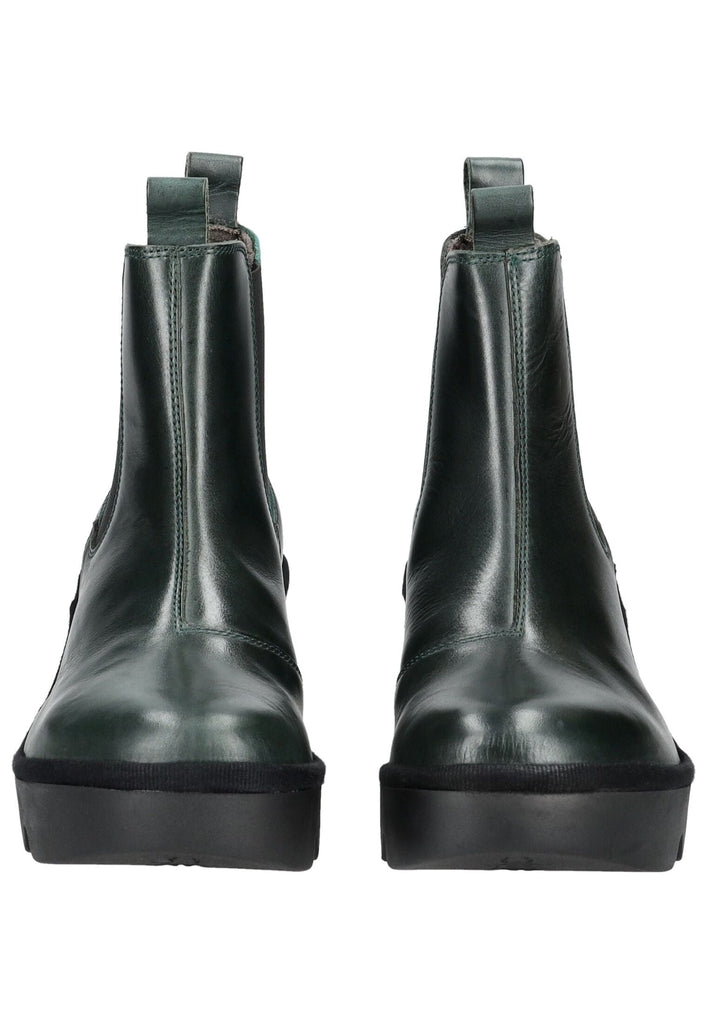 FLY London Stiefelette Leder/Textil Petrol