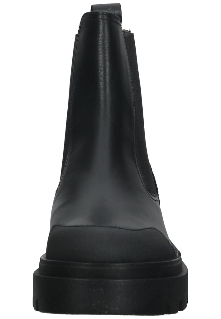 FLY London Stiefelette Leder/Textil Schwarz