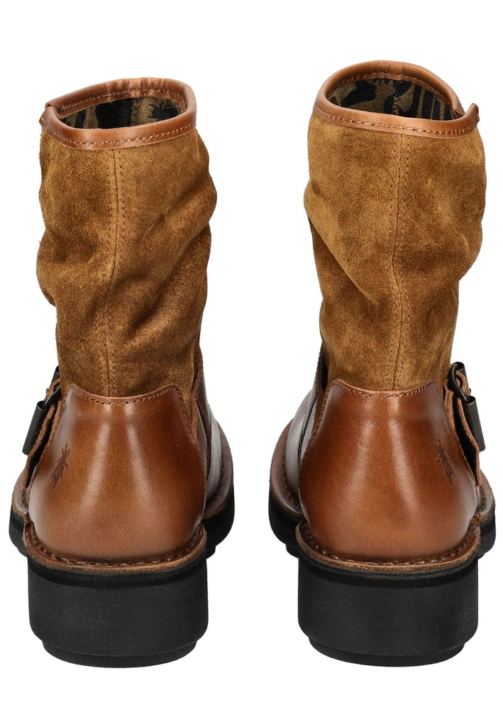 FLY London Stiefelette Leder Tobacco
