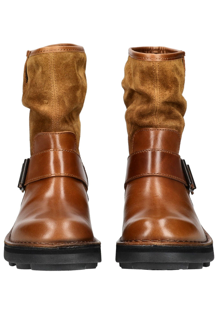 FLY London Stiefelette Leder Tobacco