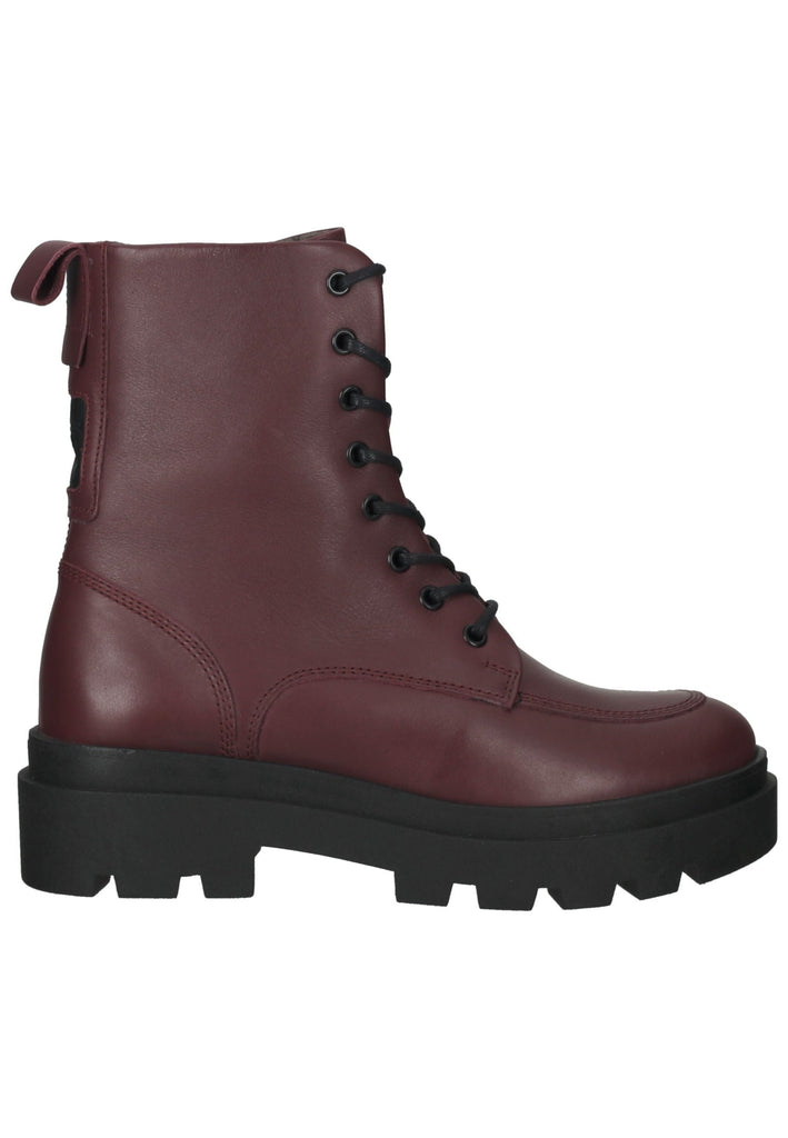 FLY London Stiefelette Leder Wine