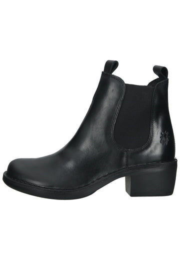 Stiefeletten FLY London Stiefelette Leder Schwarz