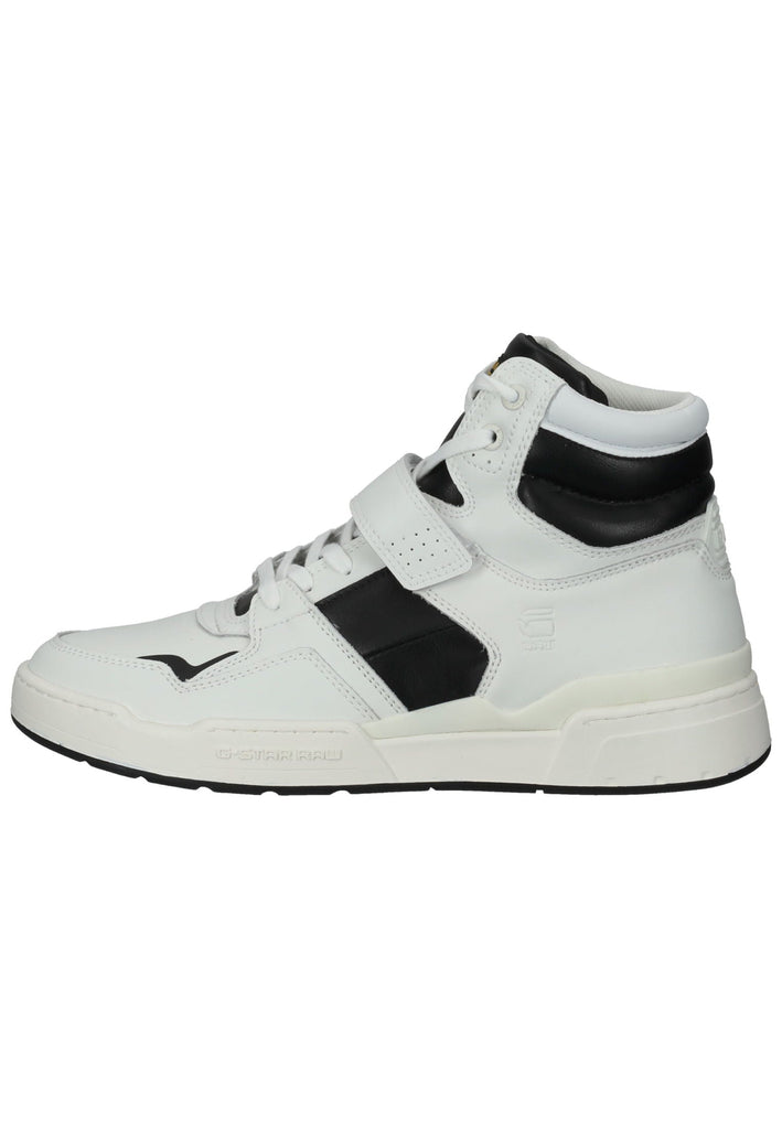 Sneaker G-Star Sneaker Leder/Textil Weiß/Schwarz