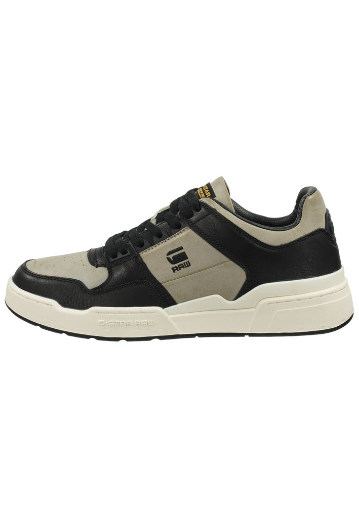 Sneaker G-Star Sneaker Lederimitat Schwarz/Weiß