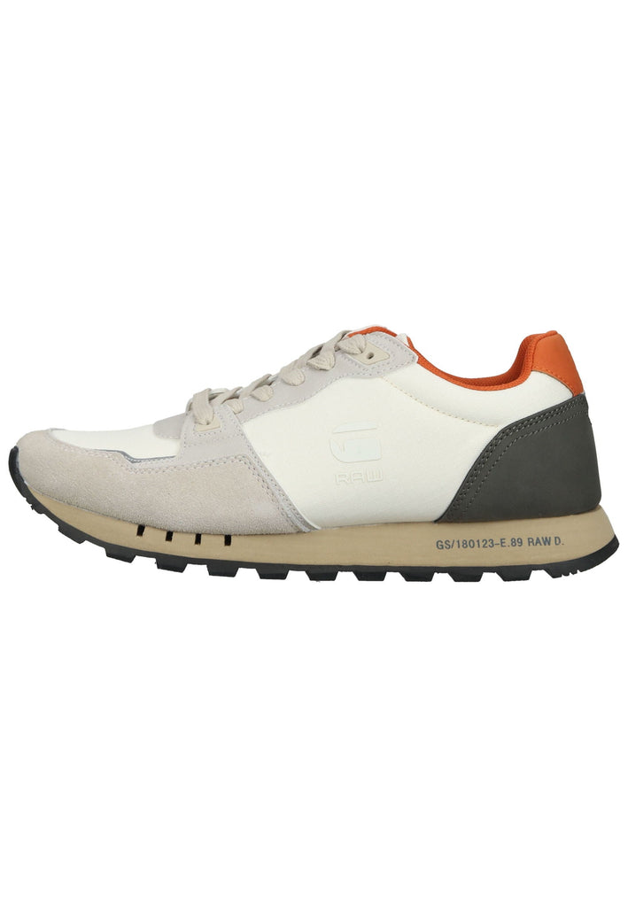 G-Star Sneaker Lederimitat/Nylon Weiß/Orange