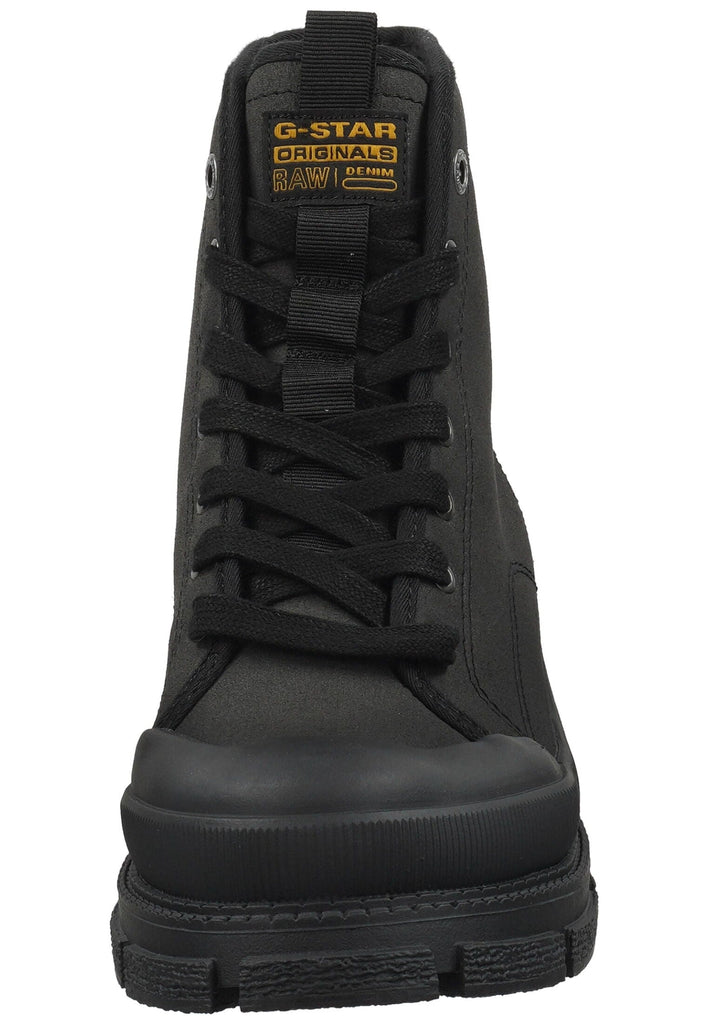 G-Star Stiefelette Leder/Textil Schwarz