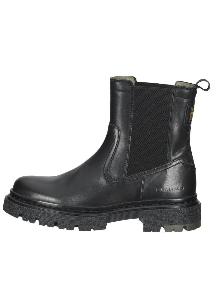 Stiefeletten G-Star Stiefelette Leder/Textil Schwarz